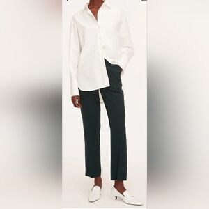 NWT Rebecca Taylor Emerald Green Cigarette Pant Women's Size 0